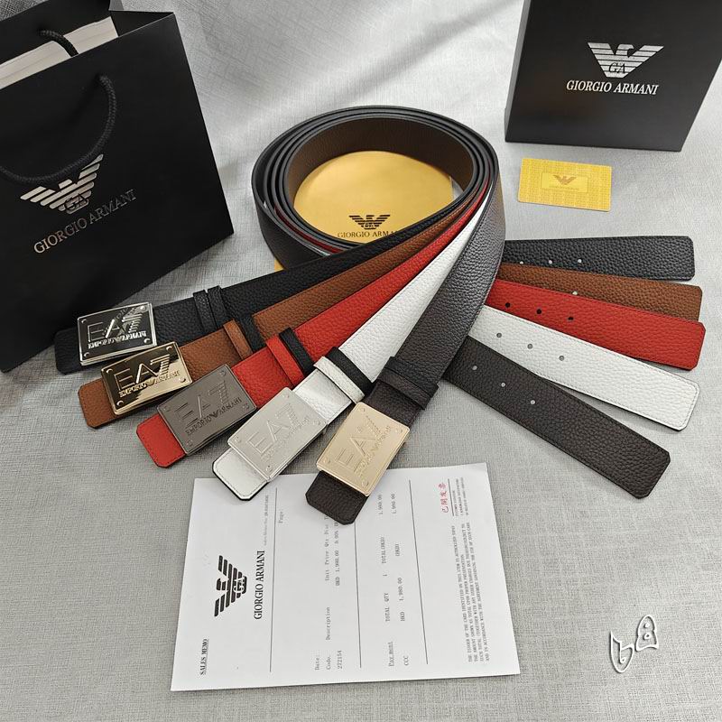 Armani belt 38mmX90-125cm lb (34)