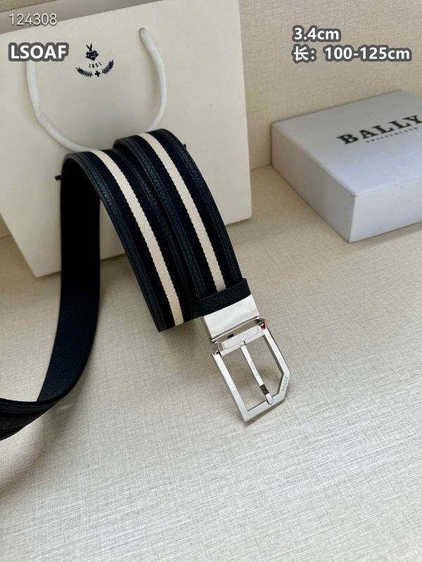 Bally belt 34mmX100-125cm 8L (58)