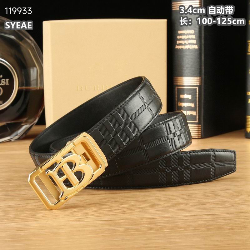 Burberry belt 34mmX100-125cm 8L (144)