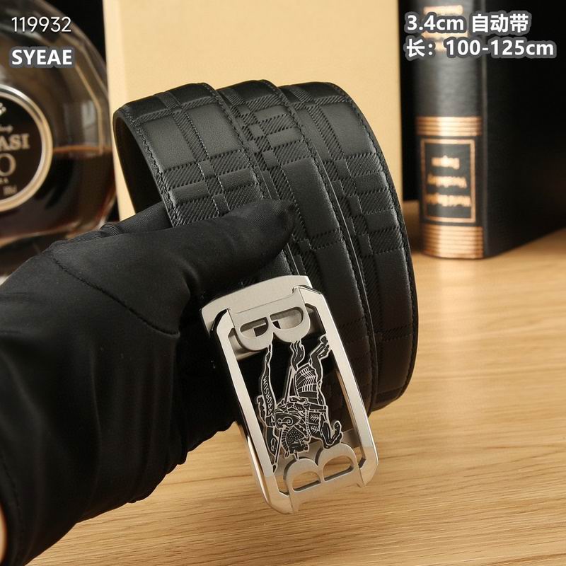 Burberry belt 34mmX100-125cm 8L (154)