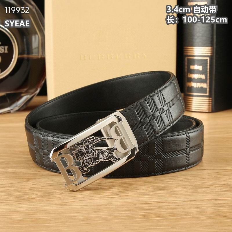 Burberry belt 34mmX100-125cm 8L (156)