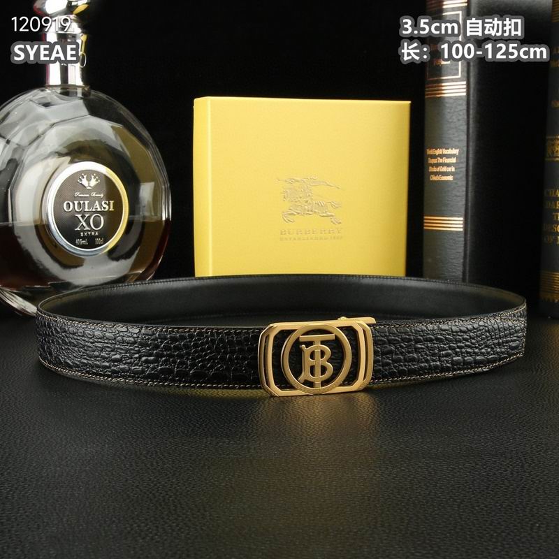 Burberry belt 35mmX100-125cm 8L (166)