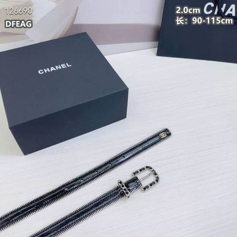 Chanel belt 20mmX90-115cm 8L (2)