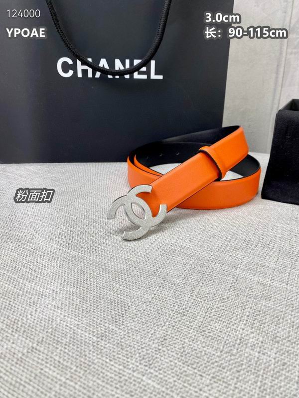 Chanel belt 30mmX90-115cm 8L (300)