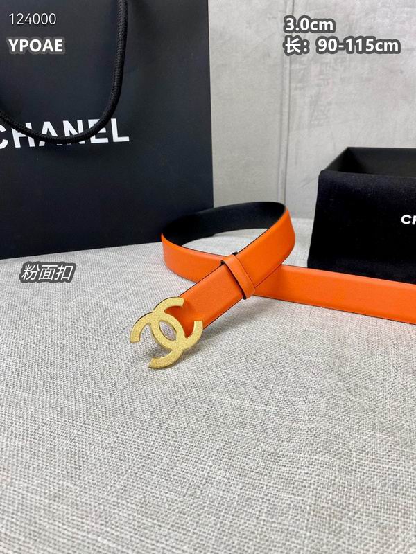 Chanel belt 30mmX90-115cm 8L (302)