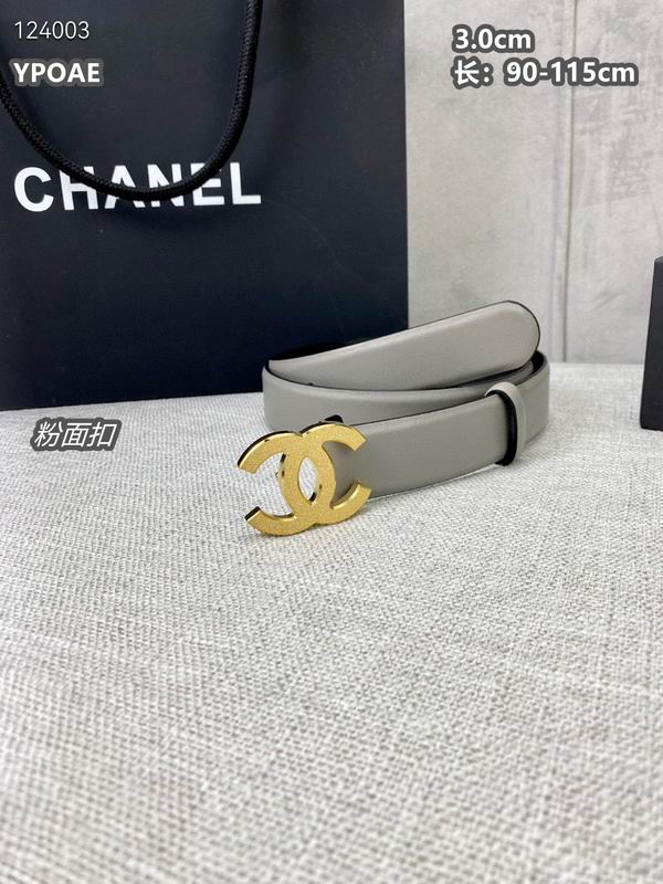Chanel belt 30mmX90-115cm 8L (326)