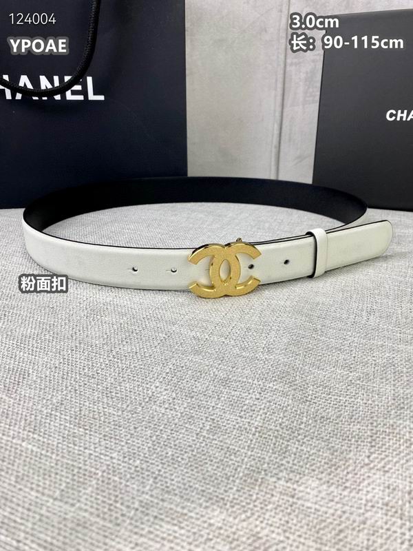 Chanel belt 30mmX90-115cm 8L (338)
