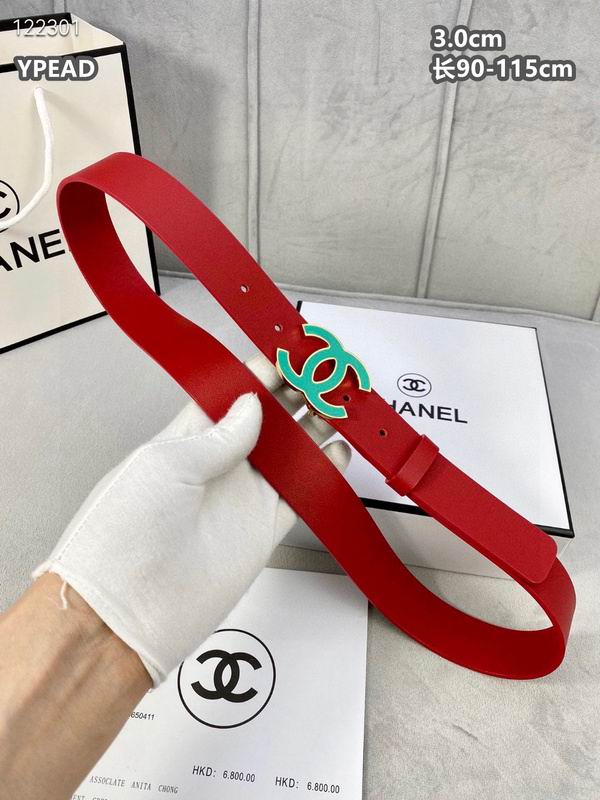 Chanel belt 30mmX90-115cm 8L (430)