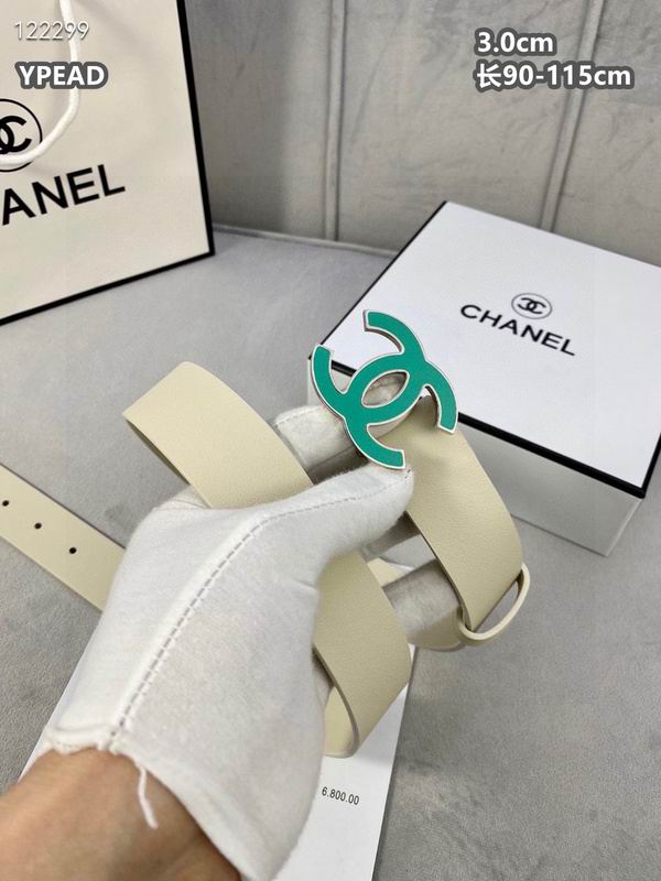 Chanel belt 30mmX90-115cm 8L (438)