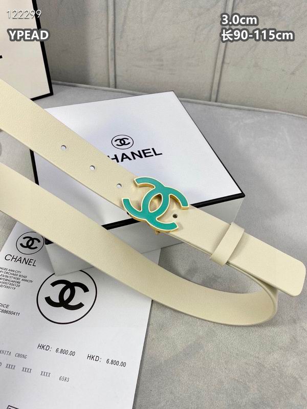 Chanel belt 30mmX90-115cm 8L (440)