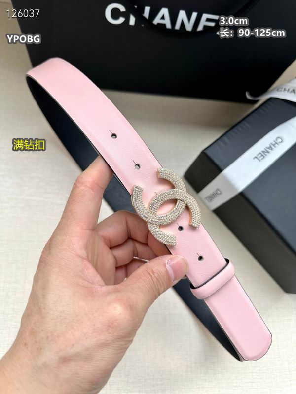 Chanel belt 30mmX90-125cm 8L (103)