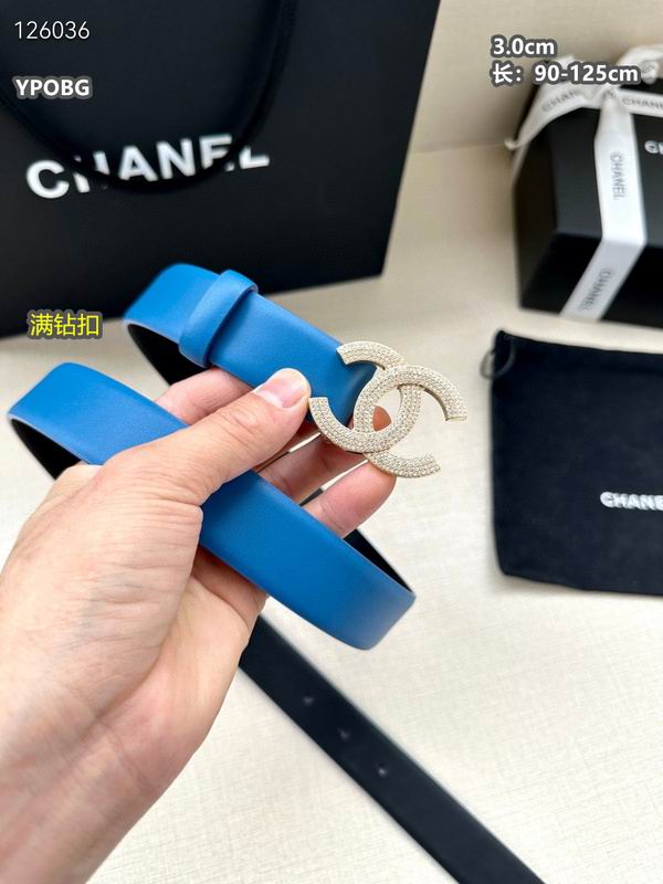 Chanel belt 30mmX90-125cm 8L (104)