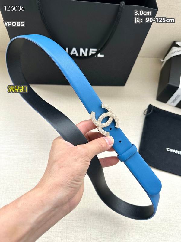 Chanel belt 30mmX90-125cm 8L (105)