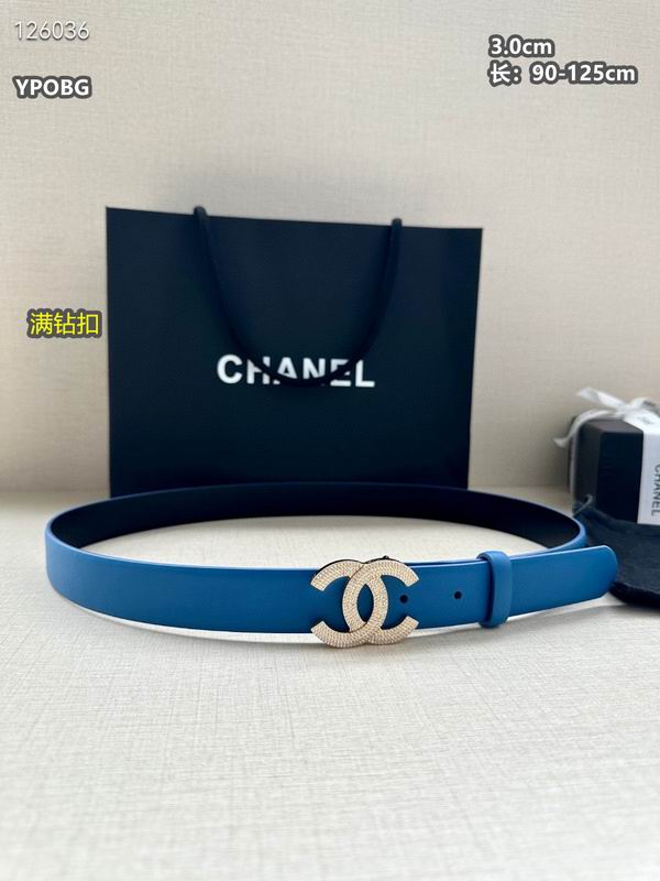Chanel belt 30mmX90-125cm 8L (106)