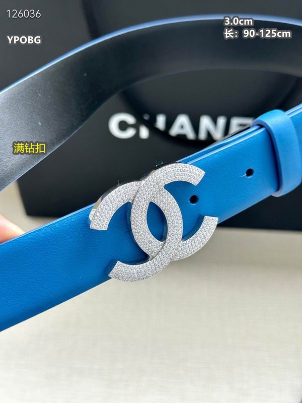 Chanel belt 30mmX90-125cm 8L (107)