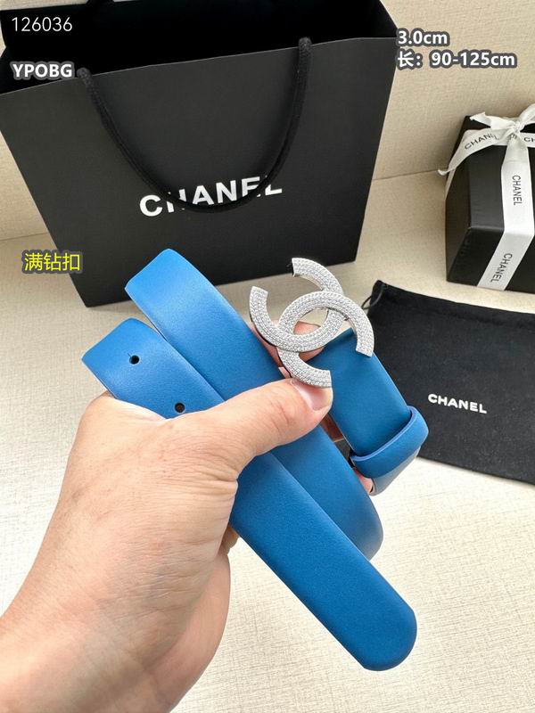 Chanel belt 30mmX90-125cm 8L (108)