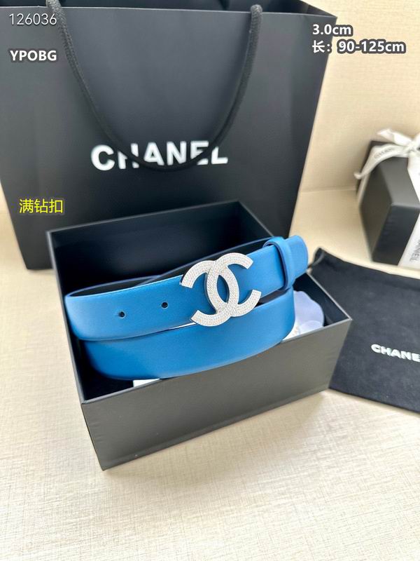 Chanel belt 30mmX90-125cm 8L (109)