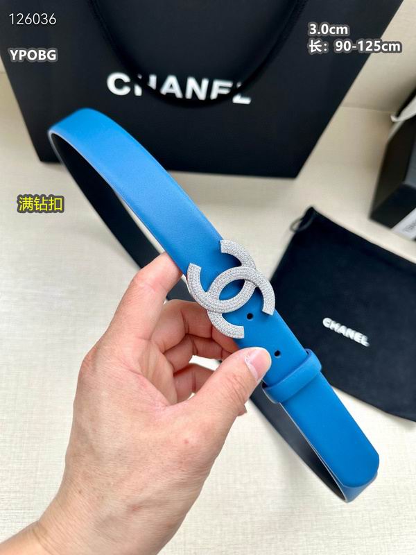 Chanel belt 30mmX90-125cm 8L (110)