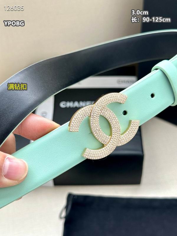 Chanel belt 30mmX90-125cm 8L (116)