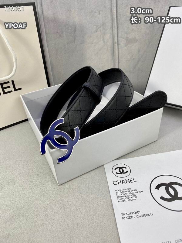 Chanel belt 30mmX90-125cm 8L (121)
