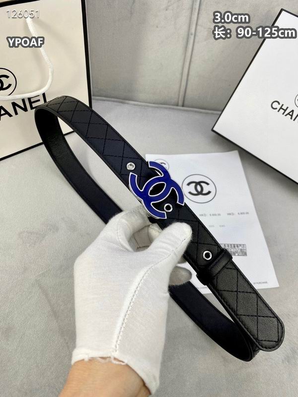 Chanel belt 30mmX90-125cm 8L (122)