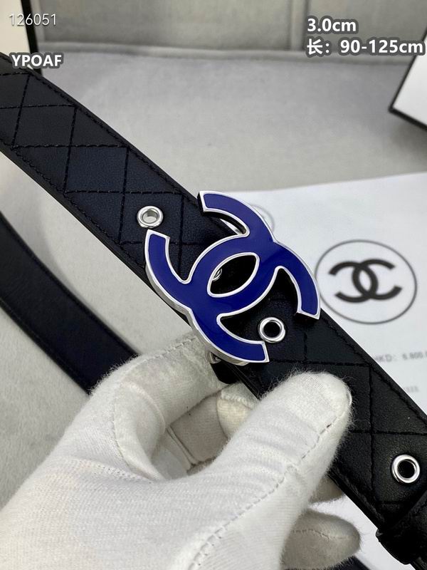 Chanel belt 30mmX90-125cm 8L (123)