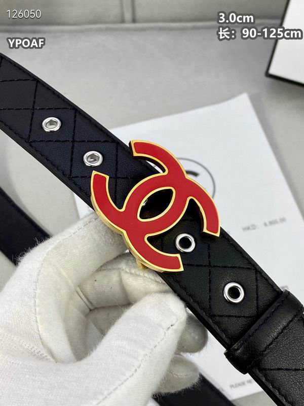 Chanel belt 30mmX90-125cm 8L (128)