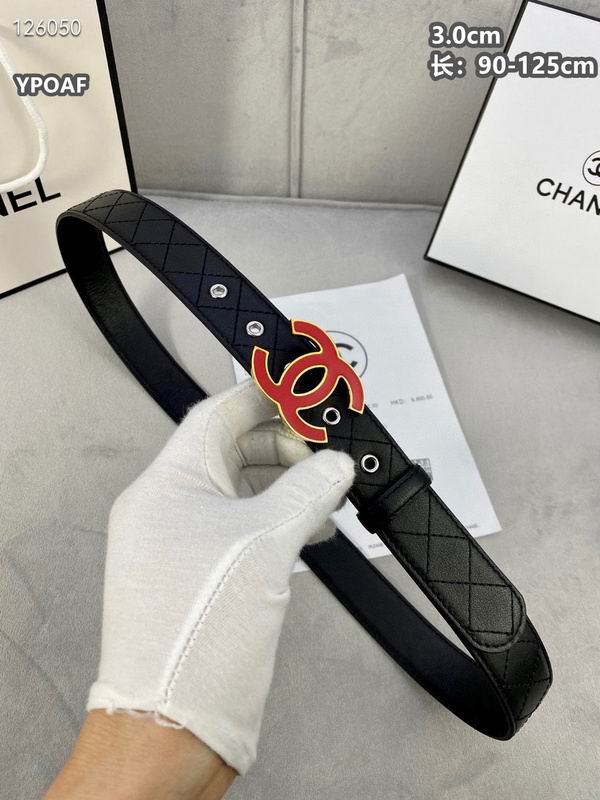 Chanel belt 30mmX90-125cm 8L (131)