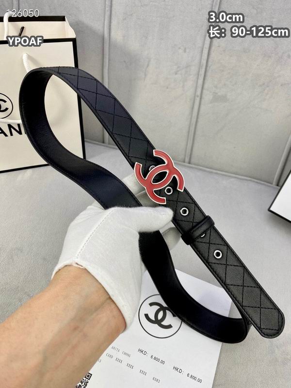 Chanel belt 30mmX90-125cm 8L (132)