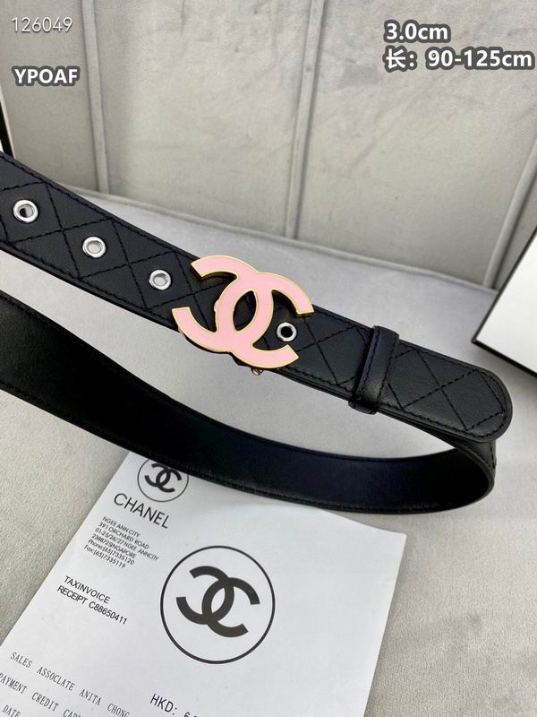 Chanel belt 30mmX90-125cm 8L (141)