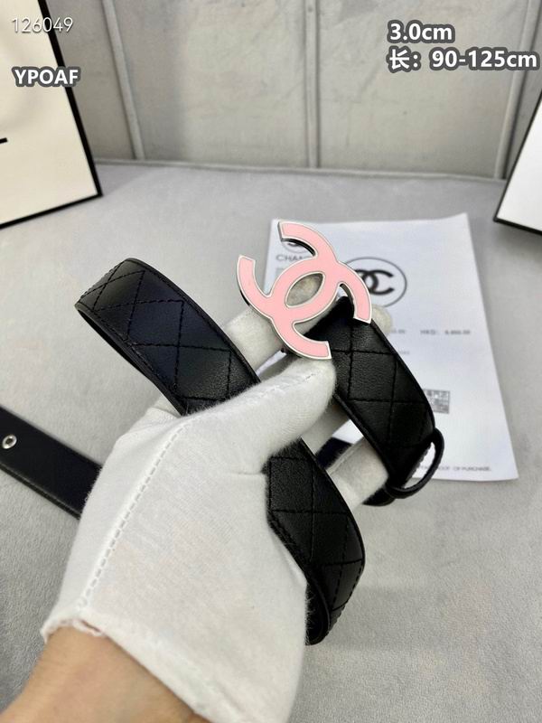 Chanel belt 30mmX90-125cm 8L (142)