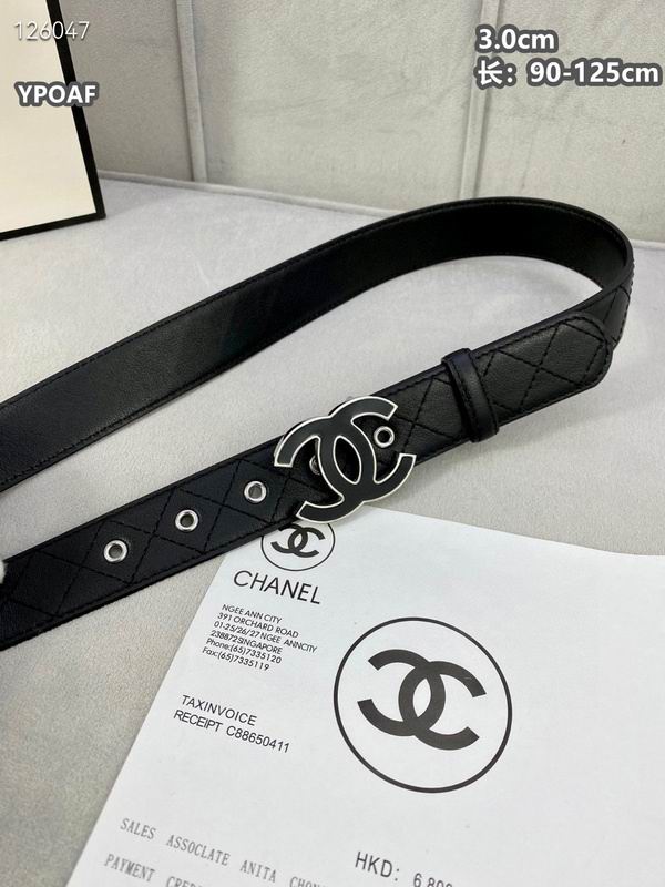 Chanel belt 30mmX90-125cm 8L (156)