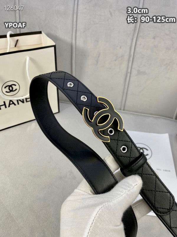 Chanel belt 30mmX90-125cm 8L (157)