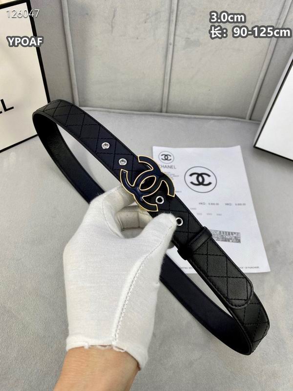 Chanel belt 30mmX90-125cm 8L (158)