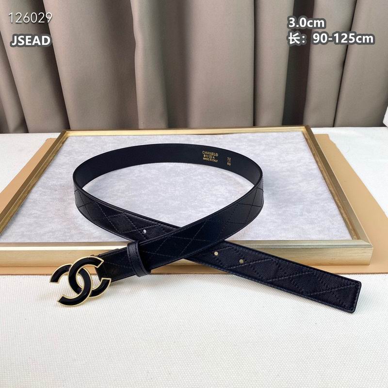 Chanel belt 30mmX90-125cm 8L (165)