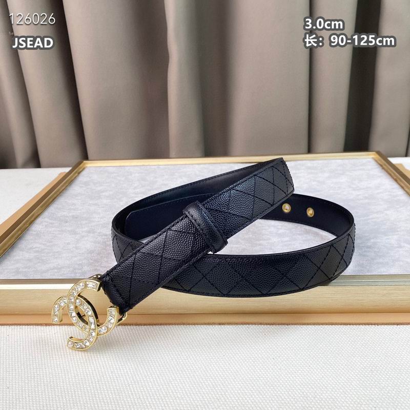 Chanel belt 30mmX90-125cm 8L (176)