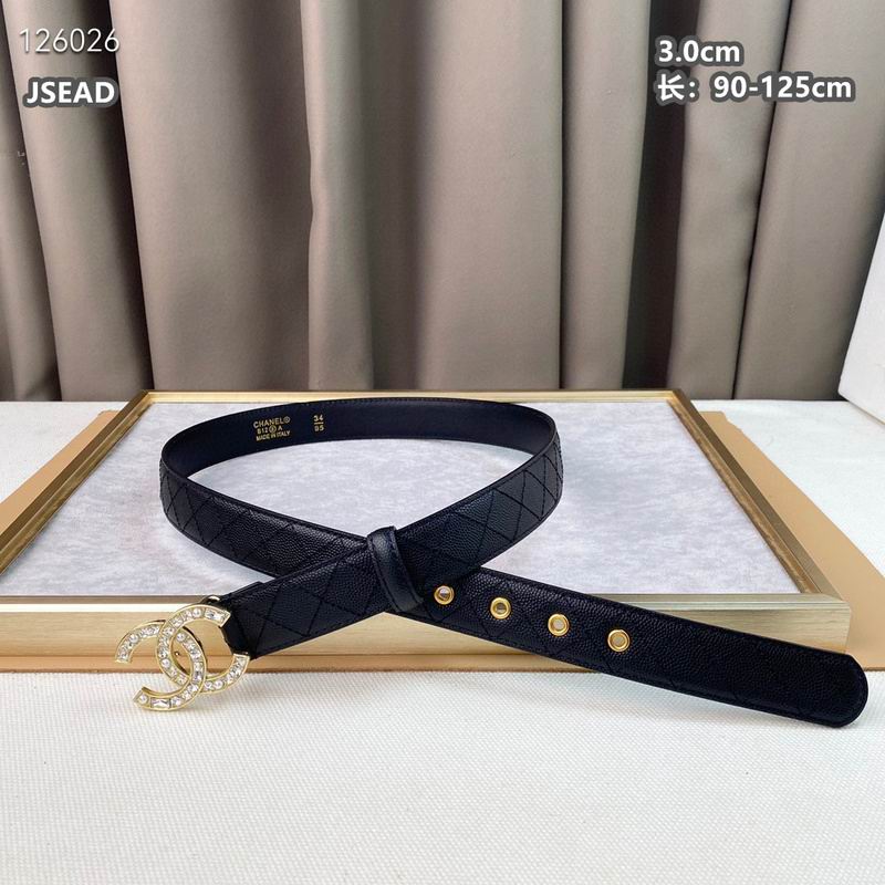 Chanel belt 30mmX90-125cm 8L (177)