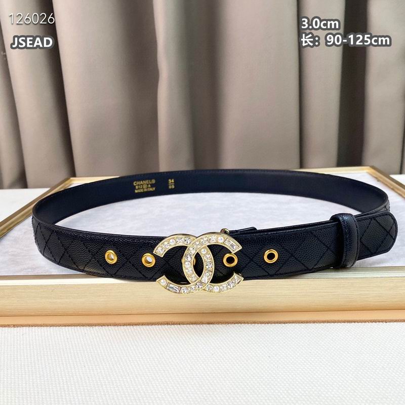 Chanel belt 30mmX90-125cm 8L (178)