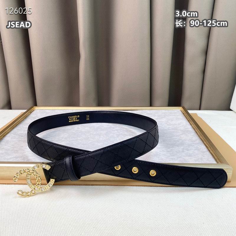 Chanel belt 30mmX90-125cm 8L (181)