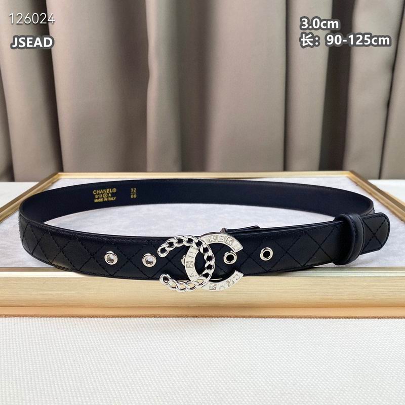 Chanel belt 30mmX90-125cm 8L (186)