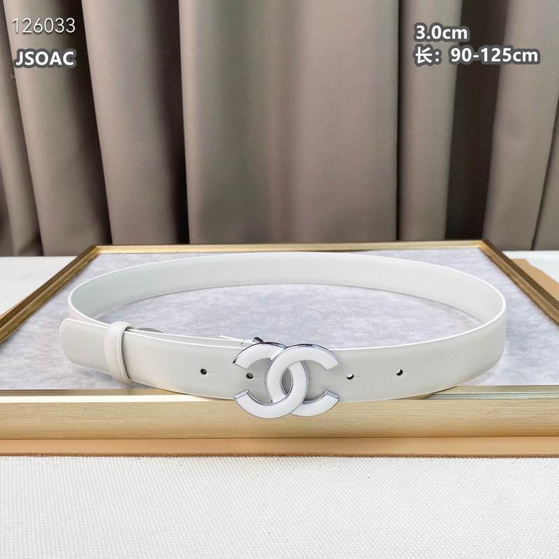 Chanel belt 30mmX90-125cm 8L (190)