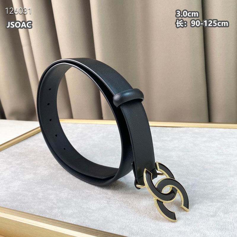 Chanel belt 30mmX90-125cm 8L (195)