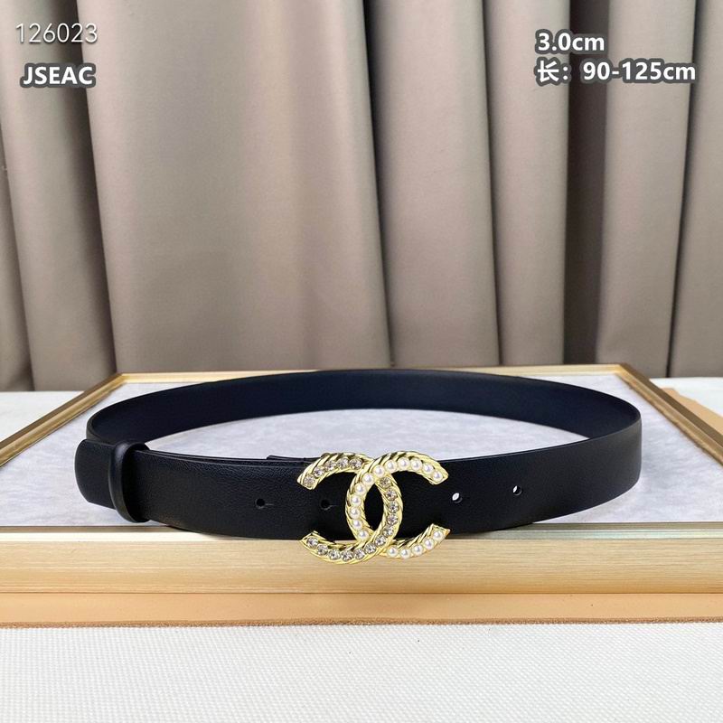 Chanel belt 30mmX90-125cm 8L (206)