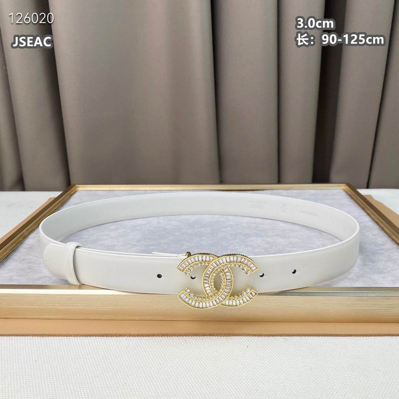 Chanel belt 30mmX90-125cm 8L (210)