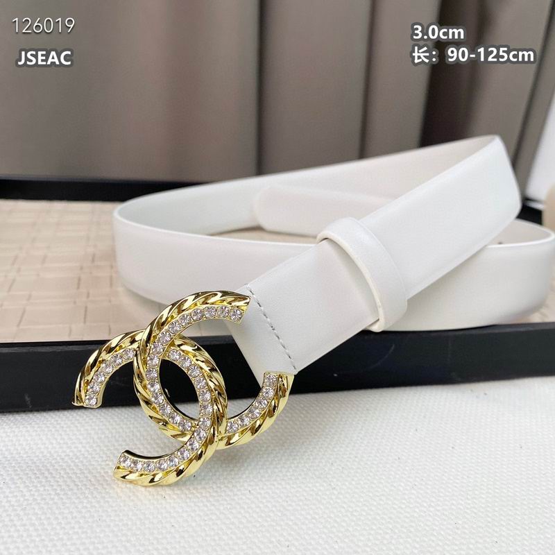 Chanel belt 30mmX90-125cm 8L (220)