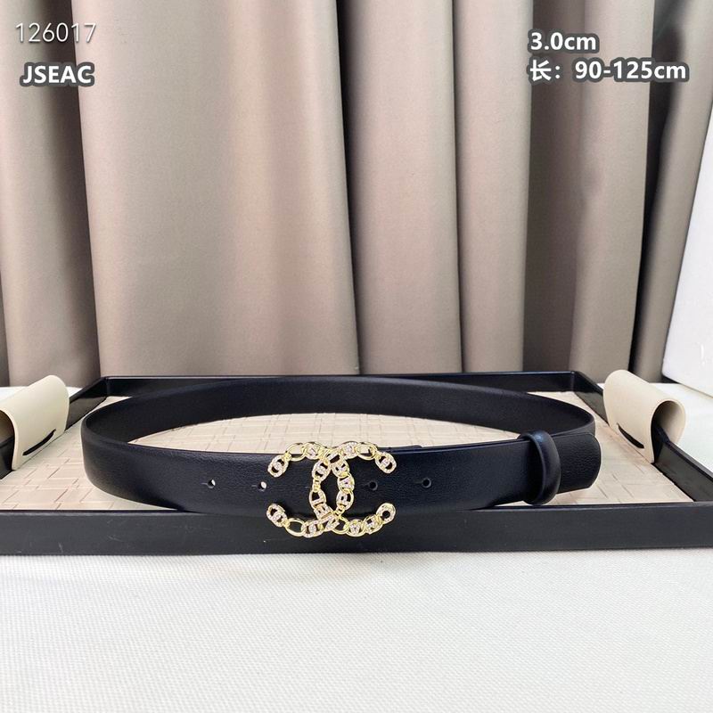Chanel belt 30mmX90-125cm 8L (230)
