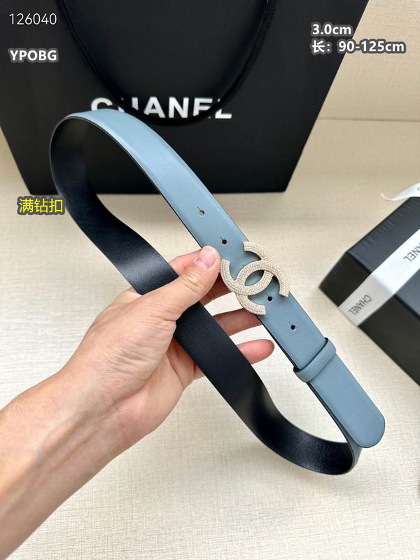 Chanel belt 30mmX90-125cm 8L (77)