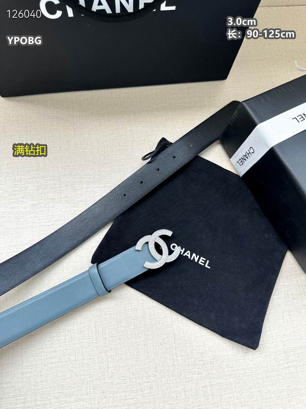 Chanel belt 30mmX90-125cm 8L (79)