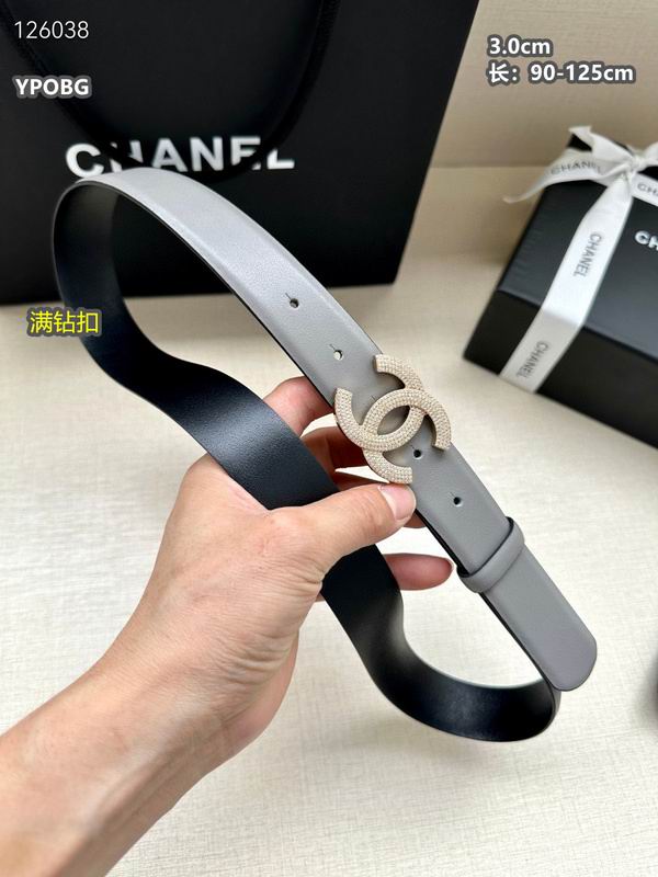 Chanel belt 30mmX90-125cm 8L (91)