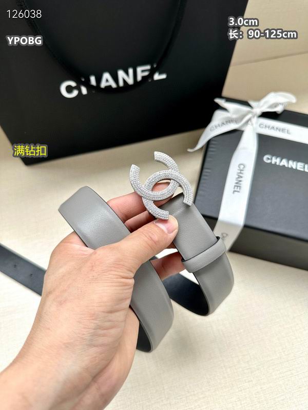 Chanel belt 30mmX90-125cm 8L (94)